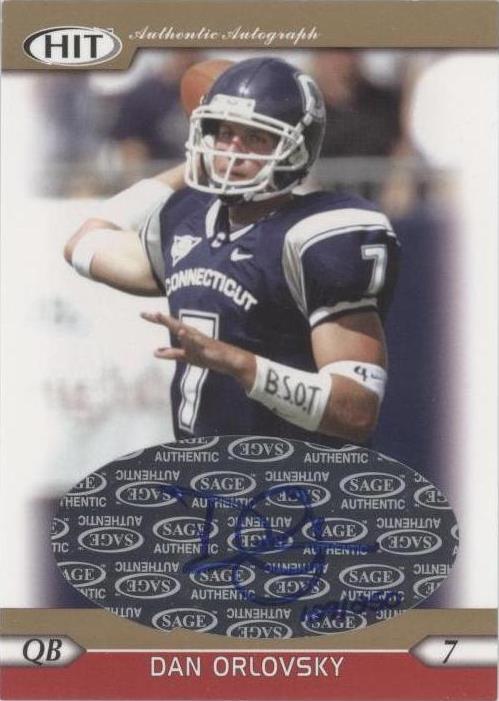 2005 SAGE Hit Dan Orlovsky #A7