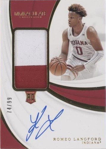 2019-20 Panini Immaculate Collection Collegiate - Romeo Langford #89