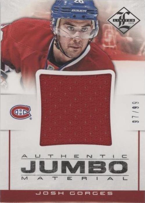 2012-13 Panini Limited - Josh Gorges #JJ-JG