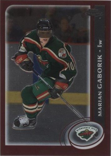 2002-03 Topps Chrome - Marian Gaborik #26