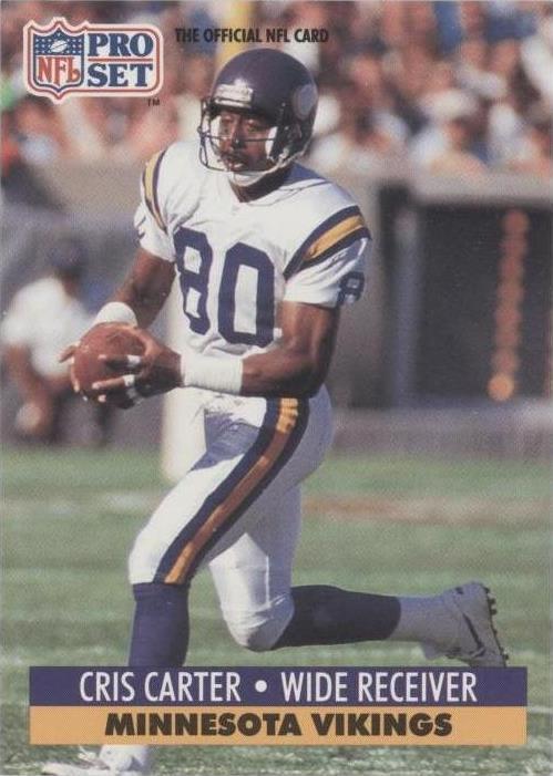 Pro Set Cris Carter 1991 #834