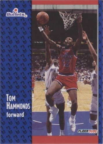1991-92 Fleer - Tom Hammonds #368