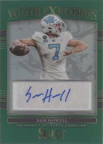 2022 Panini Select Draft Picks Sam Howell #YE-SH