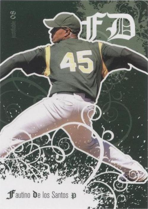 2008 Just Minors Justifiable - Fautino De Los Santos #JF-19