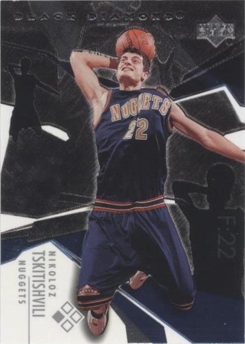 2003-04 Upper Deck Black Diamond - Nikoloz Tskitishvili #43