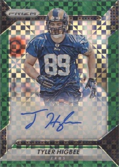 2016 Panini Prizm Tyler Higbee #RA-THB