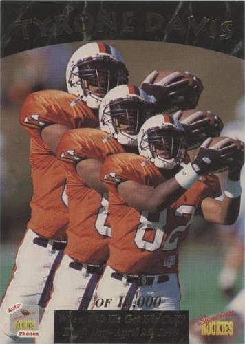 1995 Signature Rookies Auto-Phonex Tyrone Davis #40