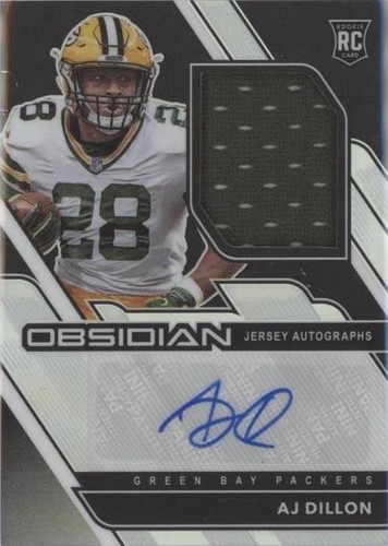 2020 Panini Obsidian A. J. Dillon #226