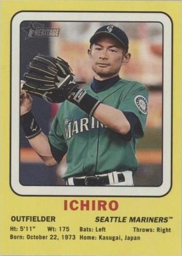 2018 Topps Heritage High Number - Ichiro Suzuki #69CC-I