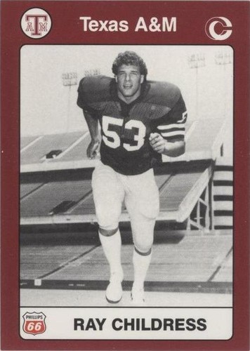 1991 Collegiate Collection Texas A&M Aggies Ray Childress #9
