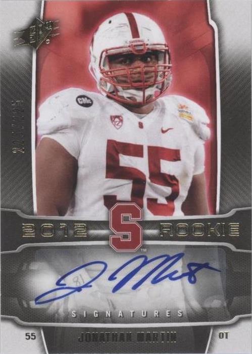 2012 SPx Jonathan Martin #136