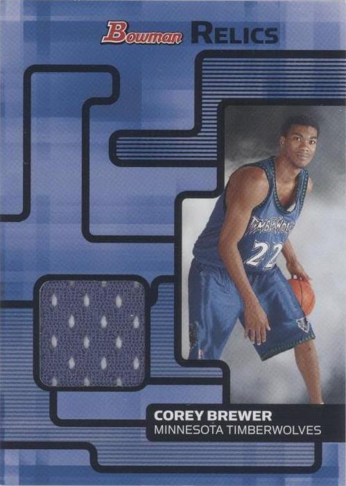 2007-08 Bowman Draft Picks & Stars - Corey Brewer #BR-CBR