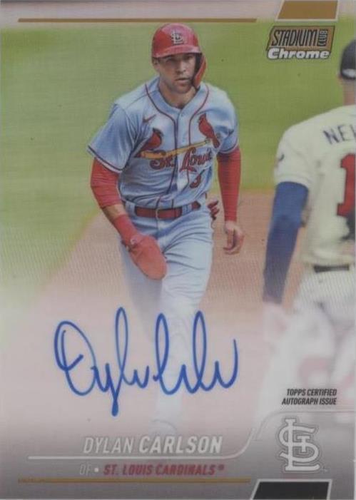 2022 Topps Stadium Club Chrome - Dylan Carlson #SCCUA-DCA