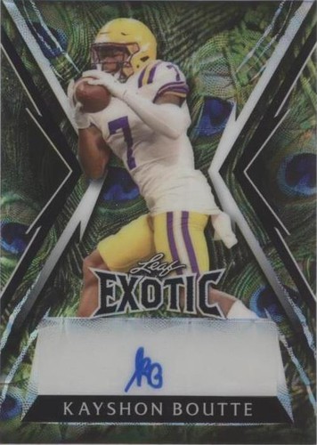 2023 Leaf Exotic Kayshon Boutte #BA-KB1