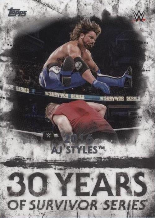 2018 Topps WWE Undisputed - AJ Styles #SS-24