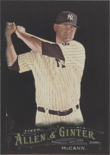 2016 Topps Allen & Ginter X - Brian McCann #221