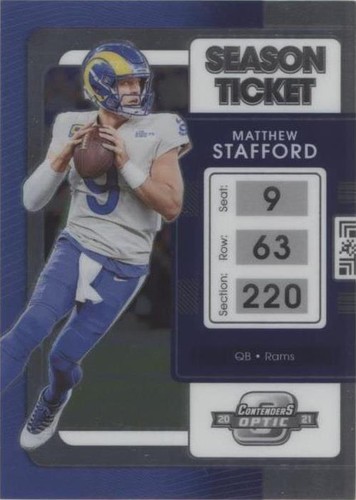 2021 Panini Contenders Optic Matthew Stafford #15