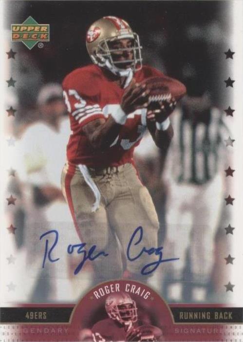 Upper Deck NFL Legends 2005 Roger Craig #LS-RG