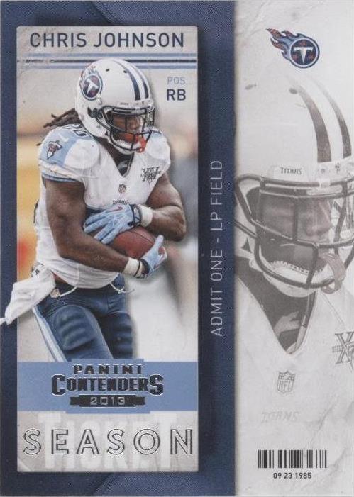 2013 Panini Contenders Chris Johnson #97