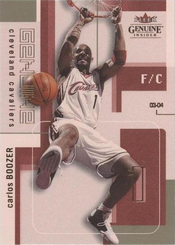 2003-04 Fleer Genuine Insider - Carlos Boozer #14