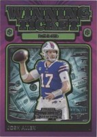 2021 Panini Contenders Josh Allen #WT-JAL