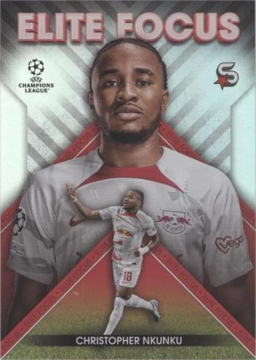 2022-23 Topps UEFA Club Competitions Superstars Christopher Nkunku #EF-CN