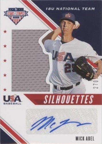 2020 Panini USA Baseball Stars & Stripes - Mick Abel #USJ-MA