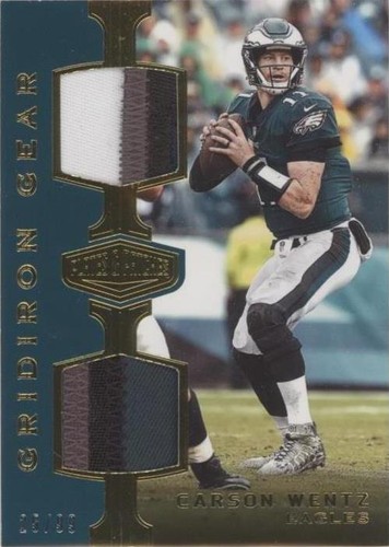 2018 Panini Plates & Patches Carson Wentz #GG-CW