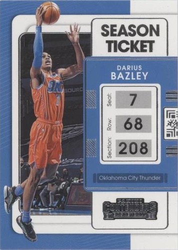 2021-22 Panini Contenders - Darius Bazley #7