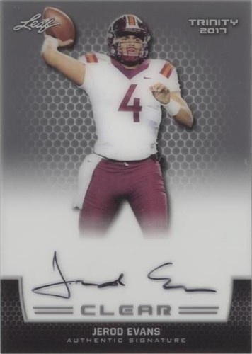 2017 Leaf Trinity Jerod Evans #CA-JE1