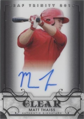 2016 Leaf Trinity - Matt Thaiss #CA-MT1