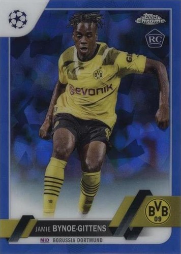 2022-23 Topps Chrome Sapphire Edition UEFA Club Competitions Jamie Bynoe-Gittens #43