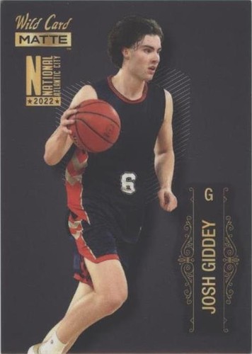 2022 Wild Card MATTE National Convention - Josh Giddey #MBN-11