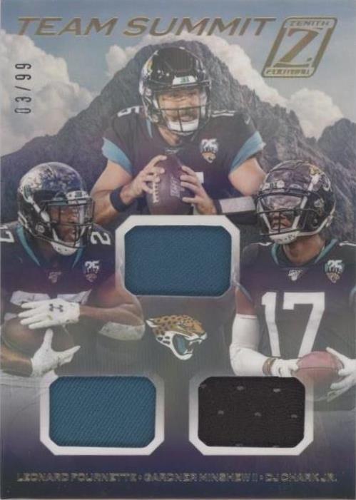 2020 Panini Zenith DJ Chark Gardner Minshew II Leonard Fournette #TS-JAX