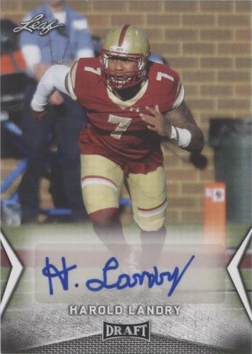 2018 Leaf Draft Harold Landry #BA-HL1