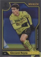 2021-22 Topps Merlin Collection Chrome UCL Giovanni Reyna #102