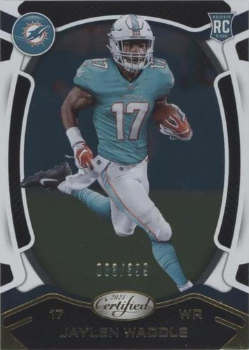 2021 Panini Certified Jaylen Waddle #108