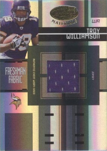 2005 Leaf Certified Materials Troy Williamson #FF-227