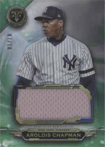 2019 Topps Triple Threads - Aroldis Chapman #SJR-AC3