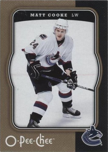 2007-08 O-Pee-Chee - Matt Cooke #473
