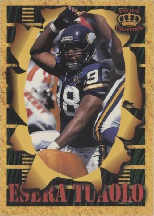 1996 Pacific Invincible Esera Tuaolo #SM100