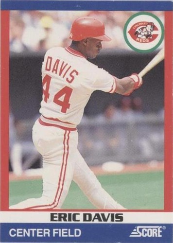 1991 Score 100 Hottest Players - Eric Davis #9