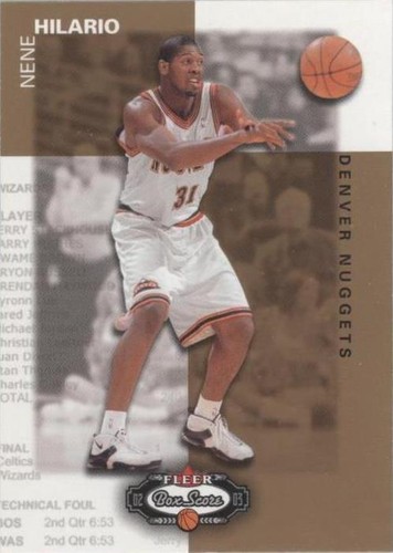 2002-03 Fleer Box Score - Nene #156