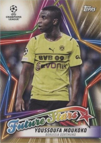 2021-22 Topps UCL Collection Youssoufa Moukoko #FS-05