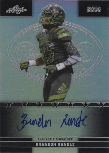 2016 Leaf U.S. Army All-American Bowl Brandon Randle #7