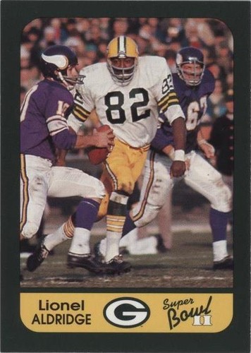 1991 Champion Cards Green Bay Packers Super Bowl II 25th Anniversary Lionel Aldridge #31