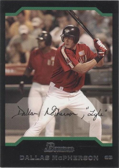 2004 Bowman Draft Picks & Prospects - Dallas McPherson #BDP136