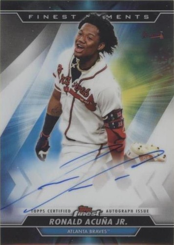 2020 Topps Finest - Ronald Acuña Jr. #MOMA-RAJ