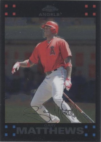 2007 Topps Chrome - Gary Matthews Jr. #13