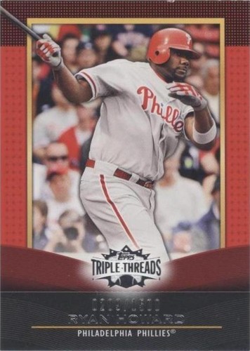 2011 Topps Triple Threads - Ryan Howard #52